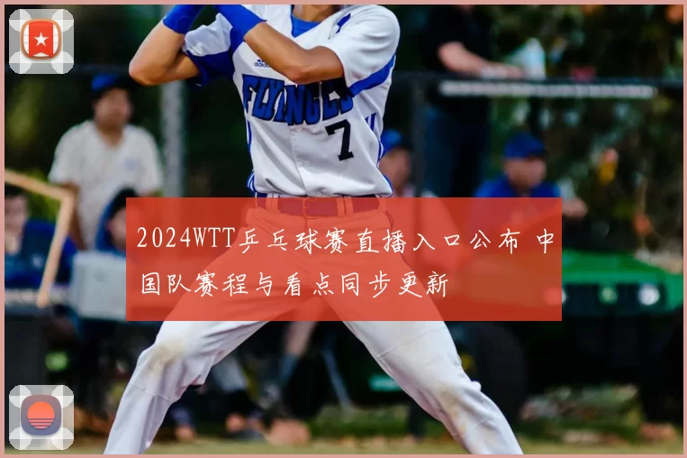 2024WTT乒乓球赛直播入口公布 中国队赛程与看点同步更新